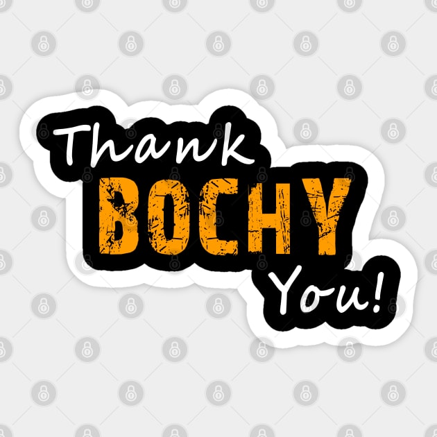 thank you bochy Sticker by joyTrends